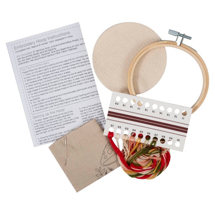 Embroidery Hoop Kit Mini Woodland - Image 3