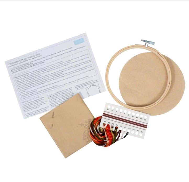 Embroidery Hoop Kit Pumpkin - Image 3