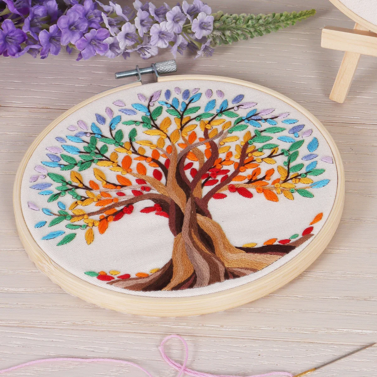 Embroidery Hoop Kit Tree Of Life - Image 3