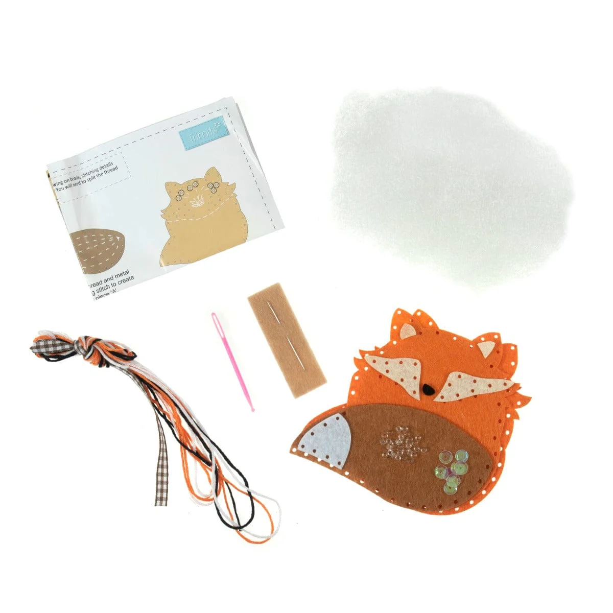Felt Decoration Kit Fox - Image 3