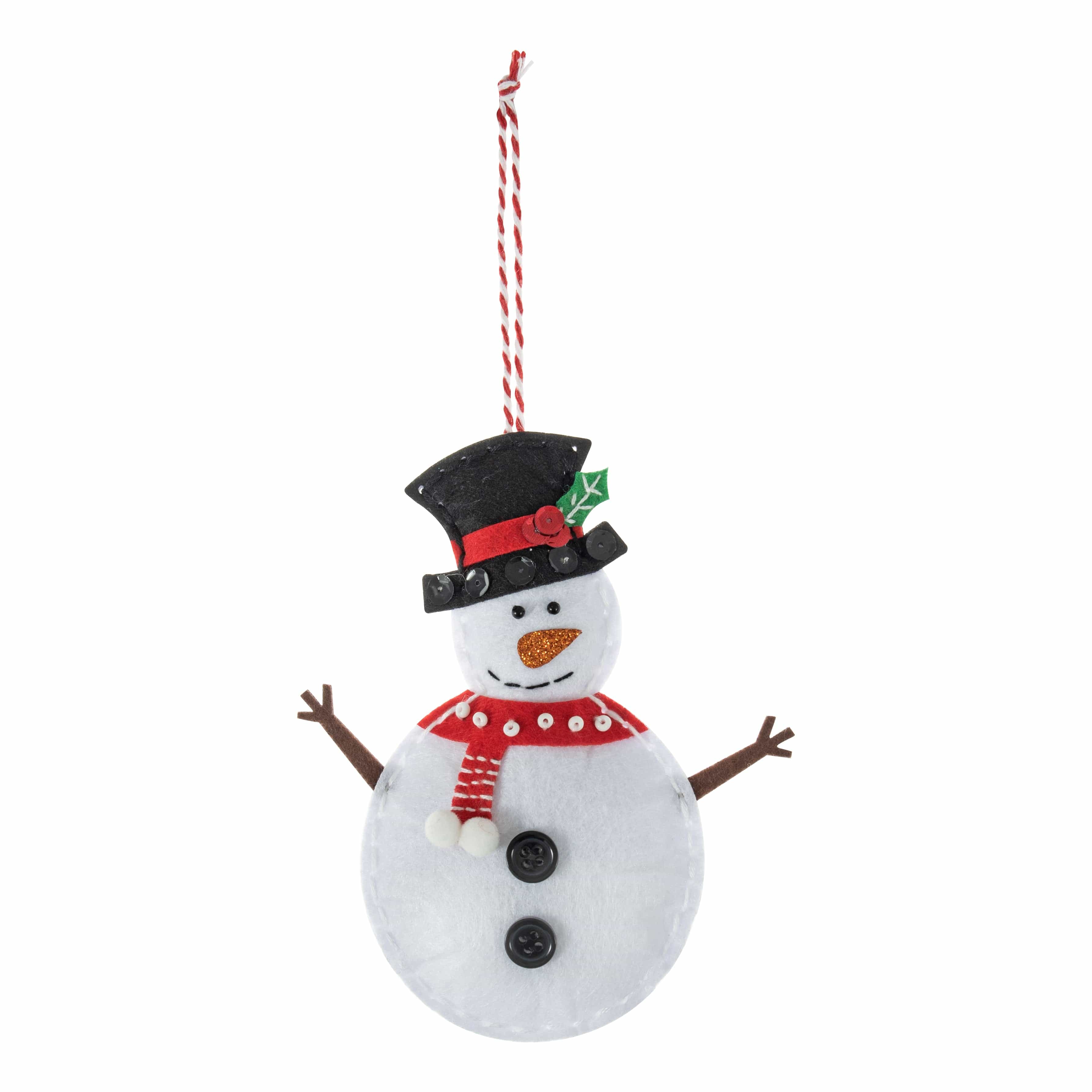 Felt Decoration Kit: Snowman - Image 4