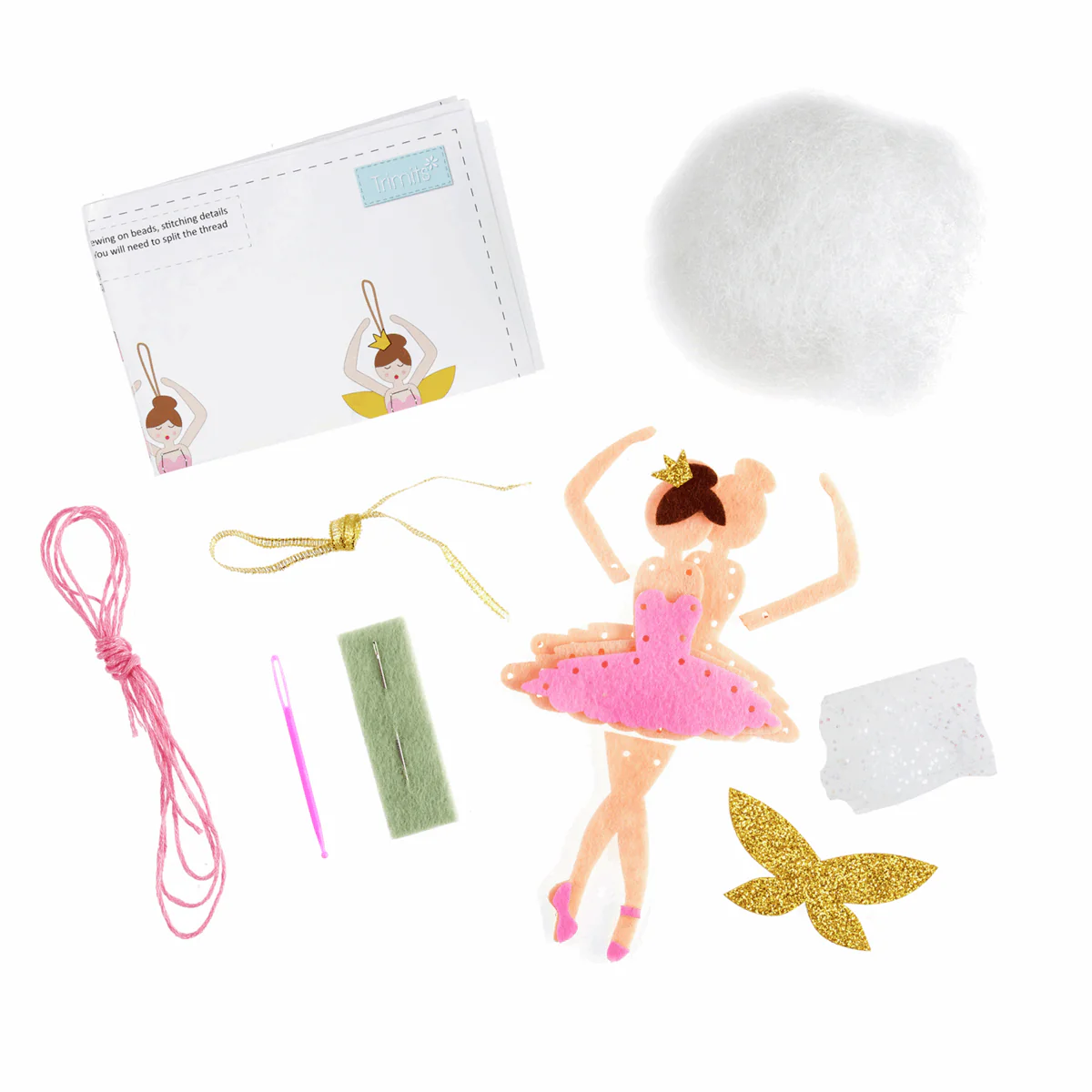 Felt Kit Christmas Sugar Plum Fairy - Image 2