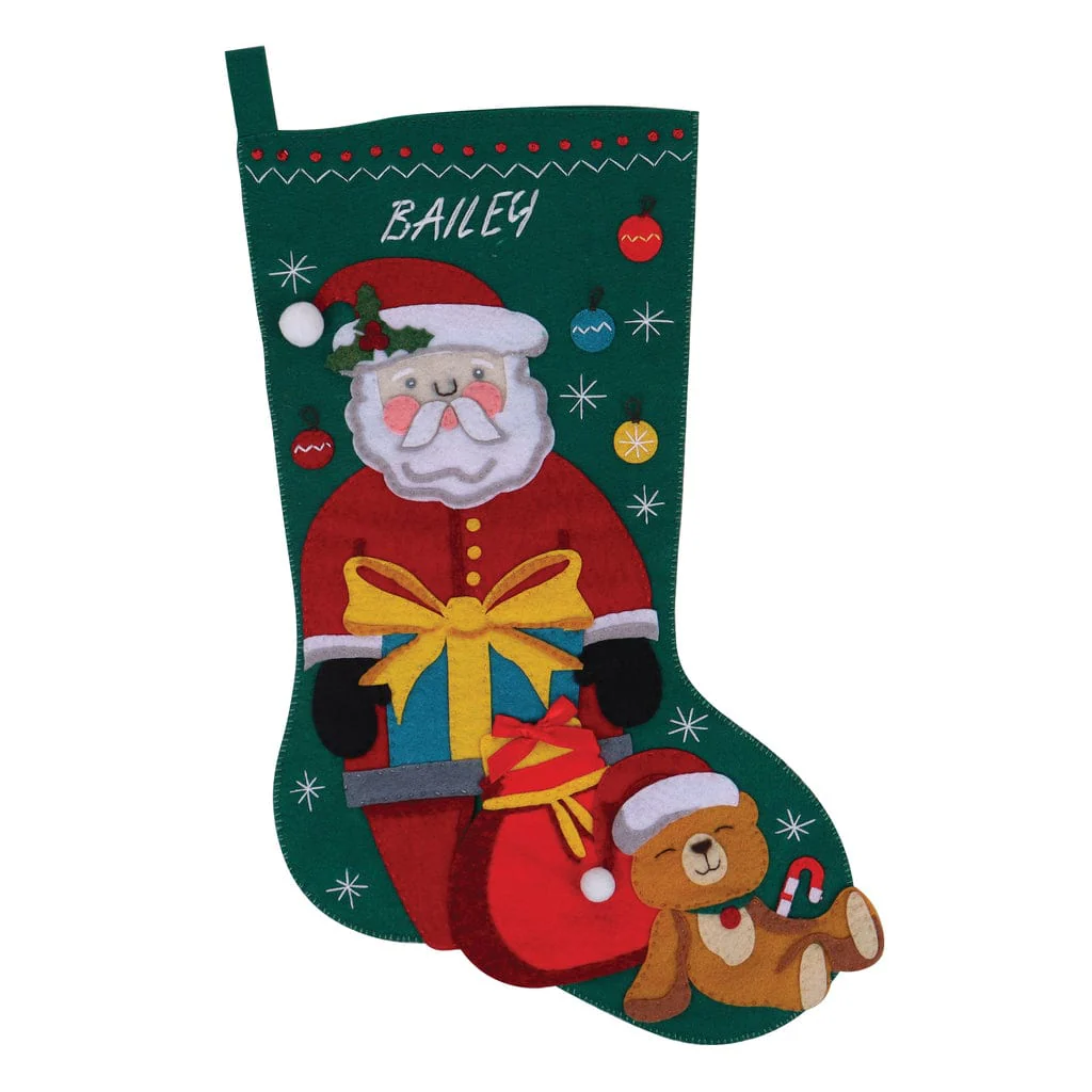 Felt Stocking Kit: Father Christmas - Image 3