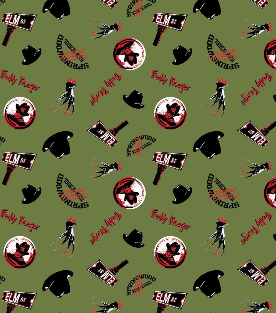 Freddy Kruger Nightmare on Elm Street Fabric