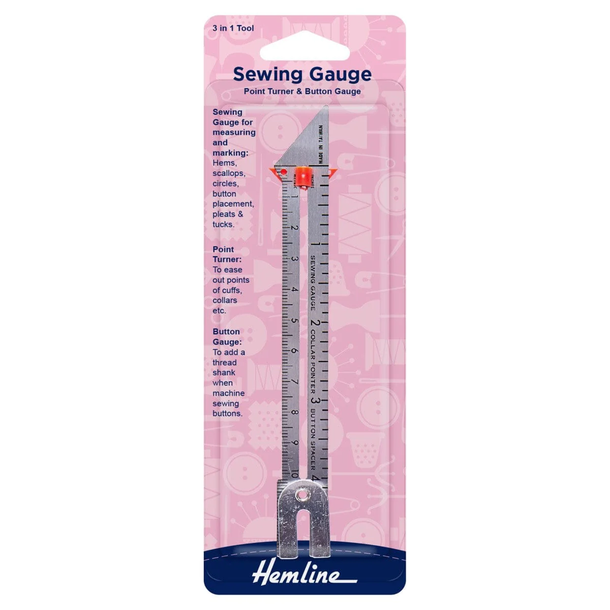 Sewing Gauge and Point Turner