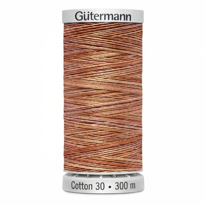 Gutermann Cotton 30 Variegated Yellow/Orange/Red Thread - Image 19