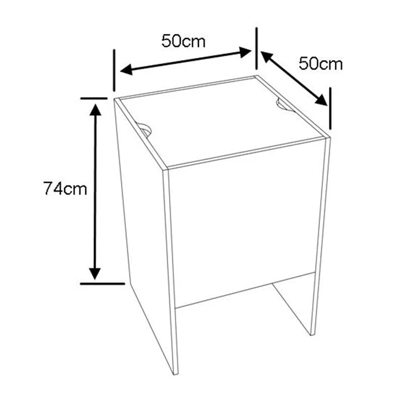 Horn Elements Storage Chest Unit White - Image 3