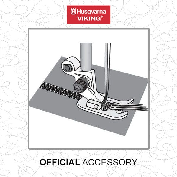 Husqvarna 7-Hole Cord Foot With Threader 412989945 Fits Machine Categories 1-7 - Image 3