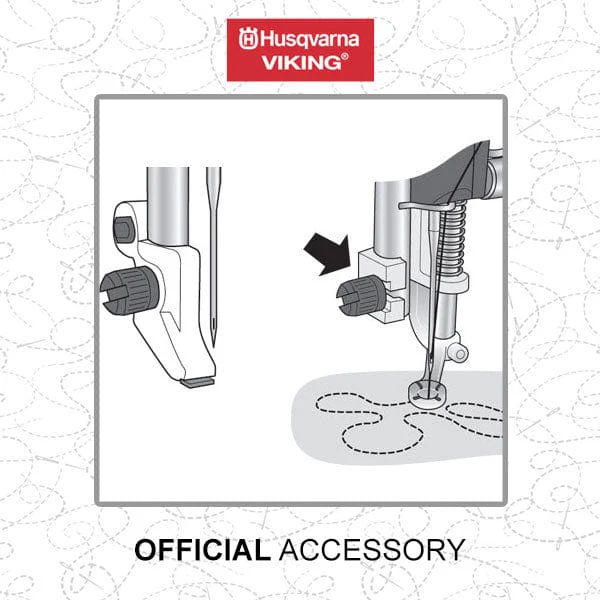 Husqvarna Closed Free Motion Spring Foot (Spring Action) 413385645 - Image 2