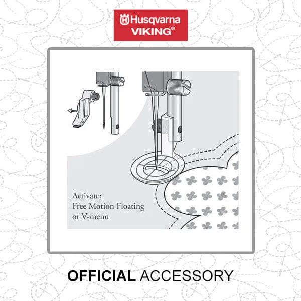 Husqvarna Free Motion Echo Quilting Foot 413320245 - Image 2