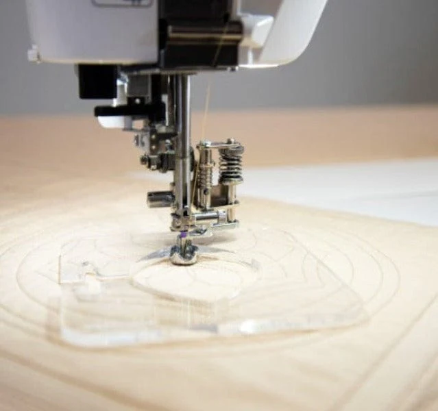Janome 1/4 Inch Ruler Foot Set: Straight stitch only machines - Image 3