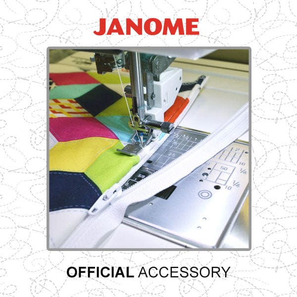 Janome AcuFeed Zipper Foot (202128007) - Image 2