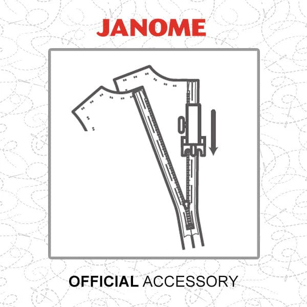 Janome Concealed Zipper Foot 767410016 - Image 2