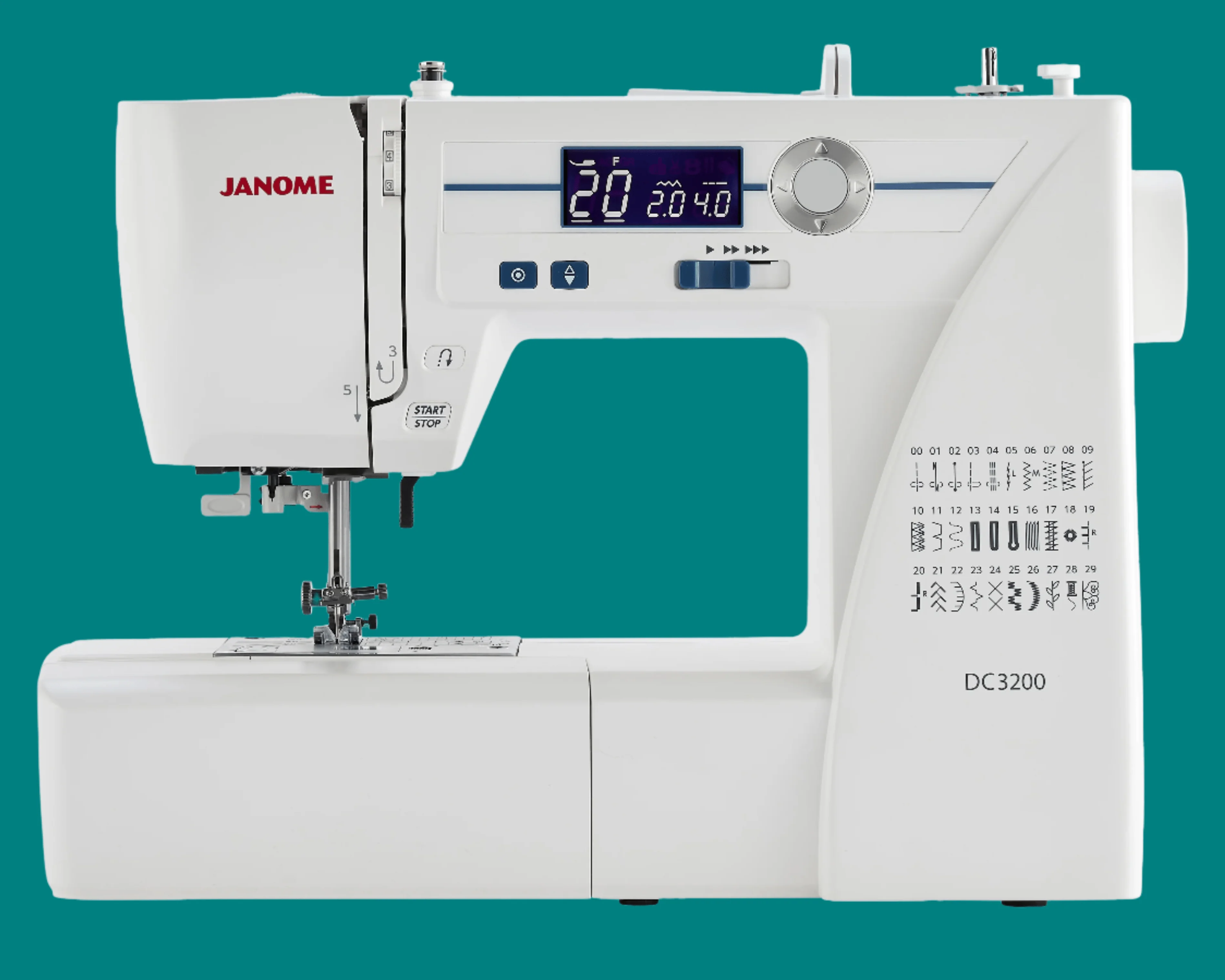Janome DC3200 Sewing Machine EX-DISPLAY - Image 2