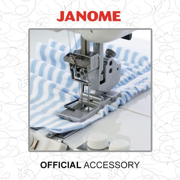 Janome Elastic Gathering Attachment Wide 9mm To 13.5mm 795817106