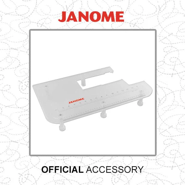 Janome Extension Table Extra Wide 12x19.5 Inch 861401215