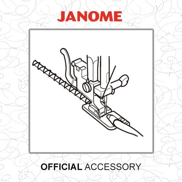 Janome Hemmer Foot (D), Narrow 2mm 820809014 - Image 2