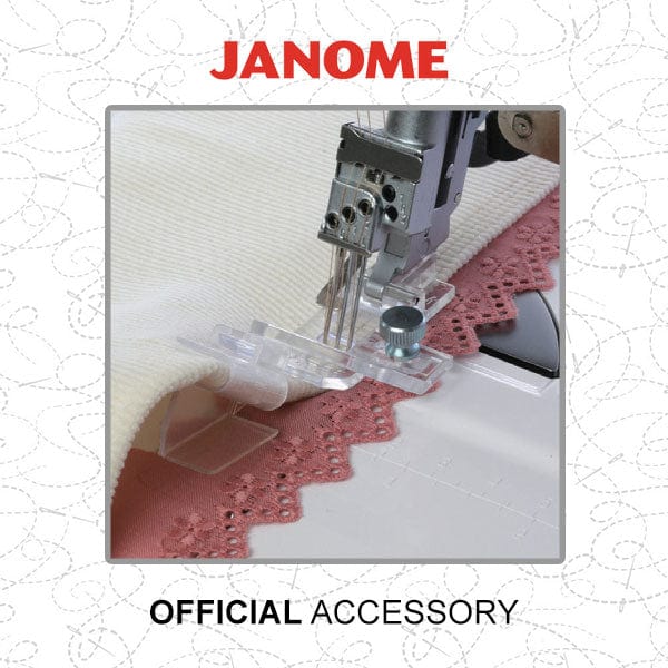 Janome Lace Attachement Guide (H-1) (Use With Cover Hem Foot M) 200801005