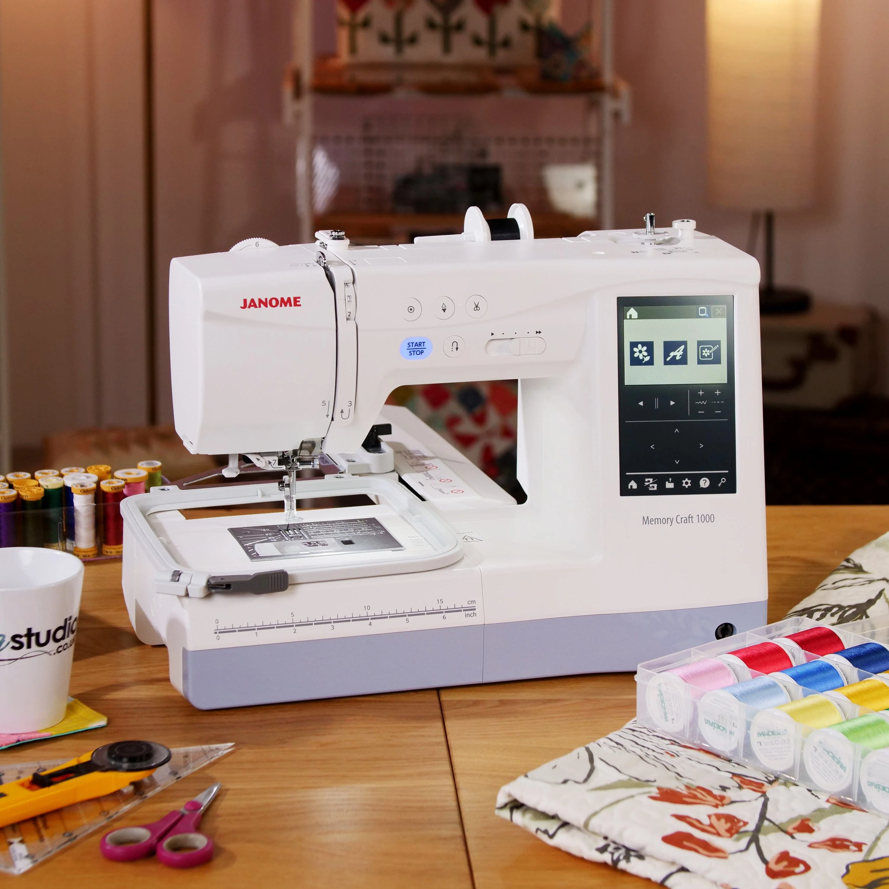 Janome Memory Craft 1000 Sewing and Embroidery Machine