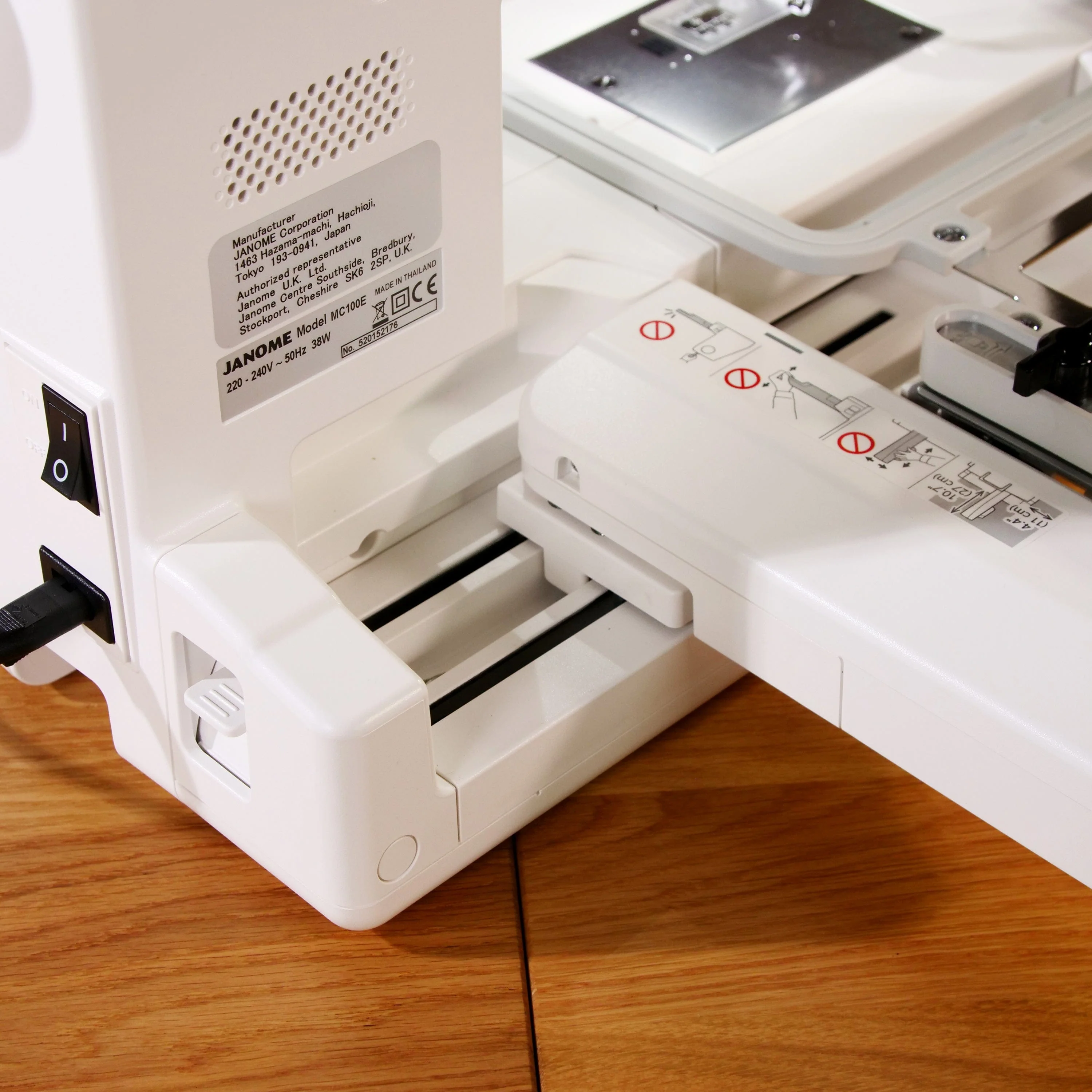 Janome Memory Craft 100E Embroidery Machine - Image 24