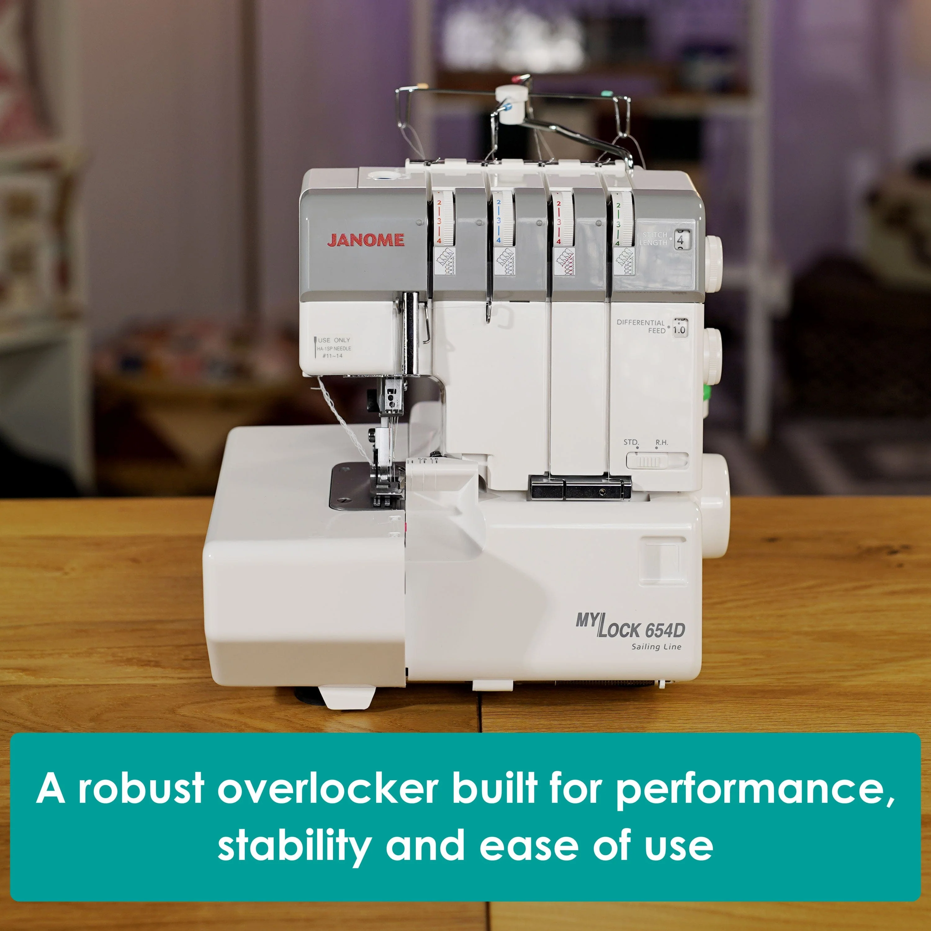 Janome MyLock 654D Overlocker - Image 2