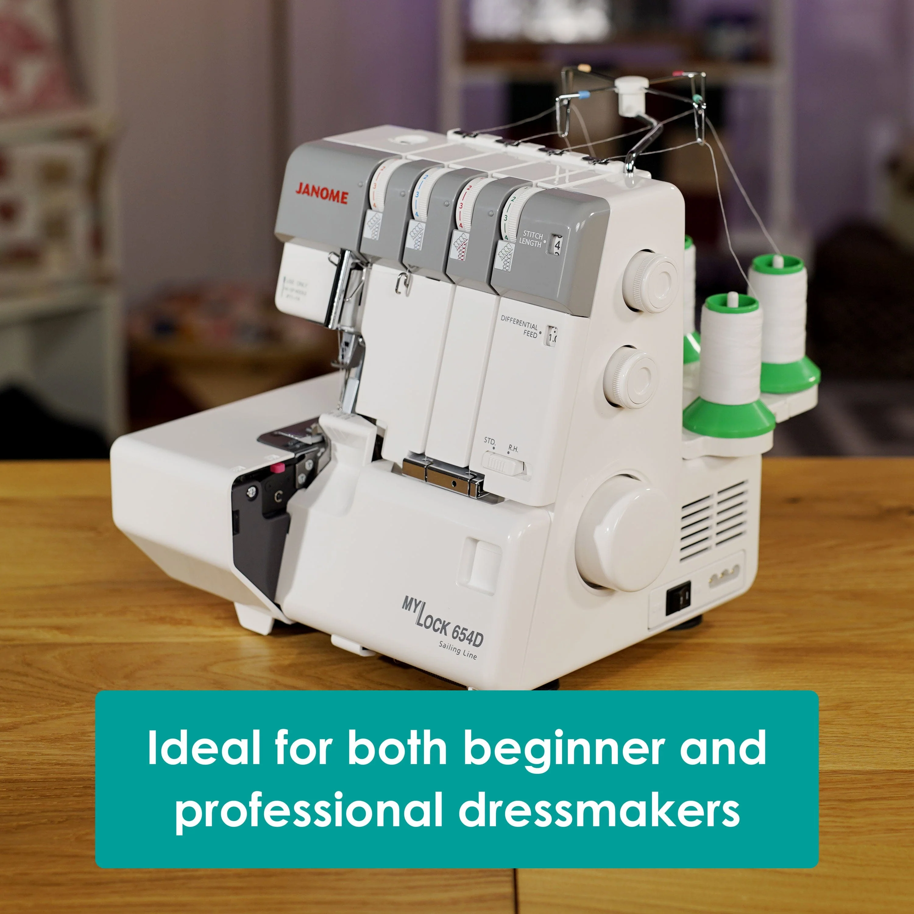 Janome MyLock 654D Overlocker - Image 8