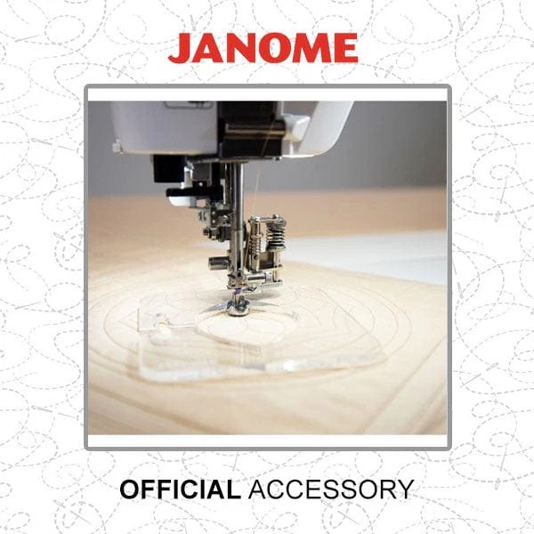 Janome Ruler Work Foot - Category C & D (202441009) - Image 2