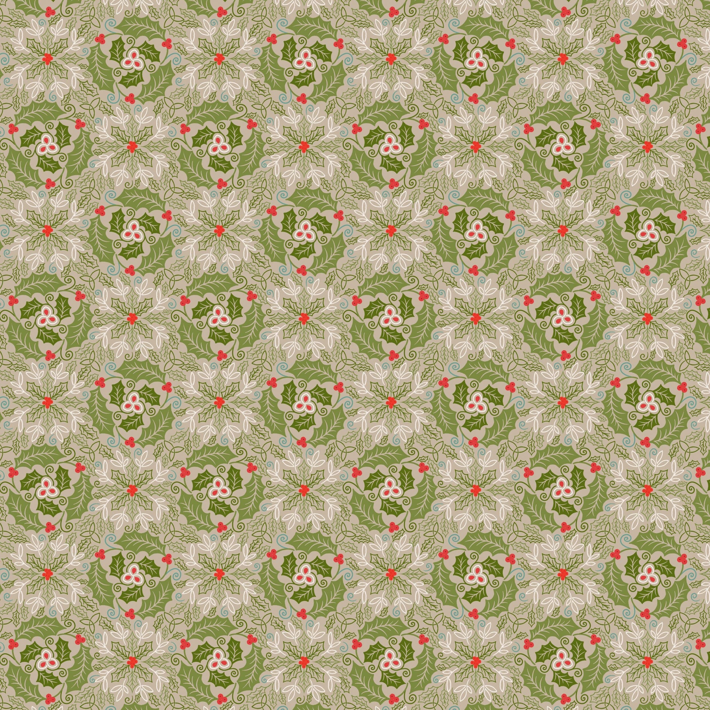 Lewis and Irene Celtic Christmas Fabric - Image 11