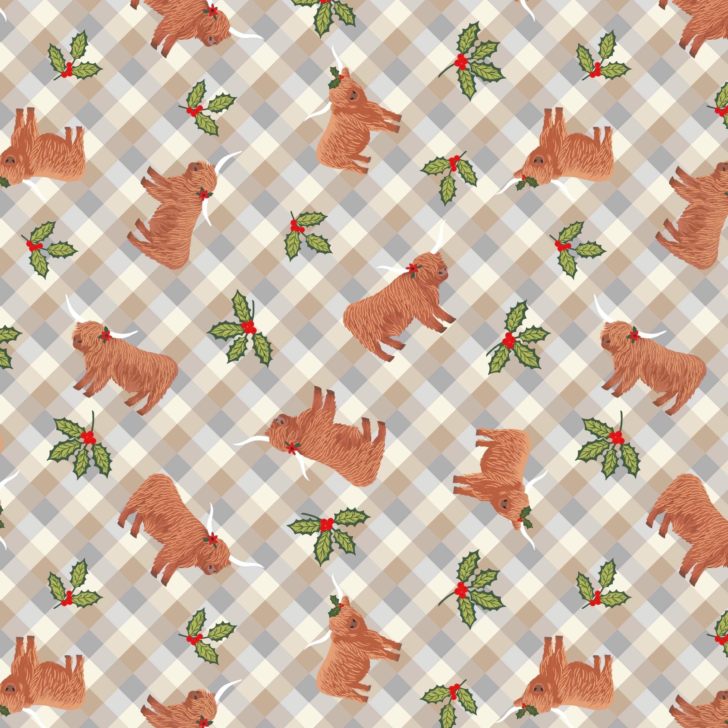 Lewis and Irene Celtic Christmas Fabric - Image 16