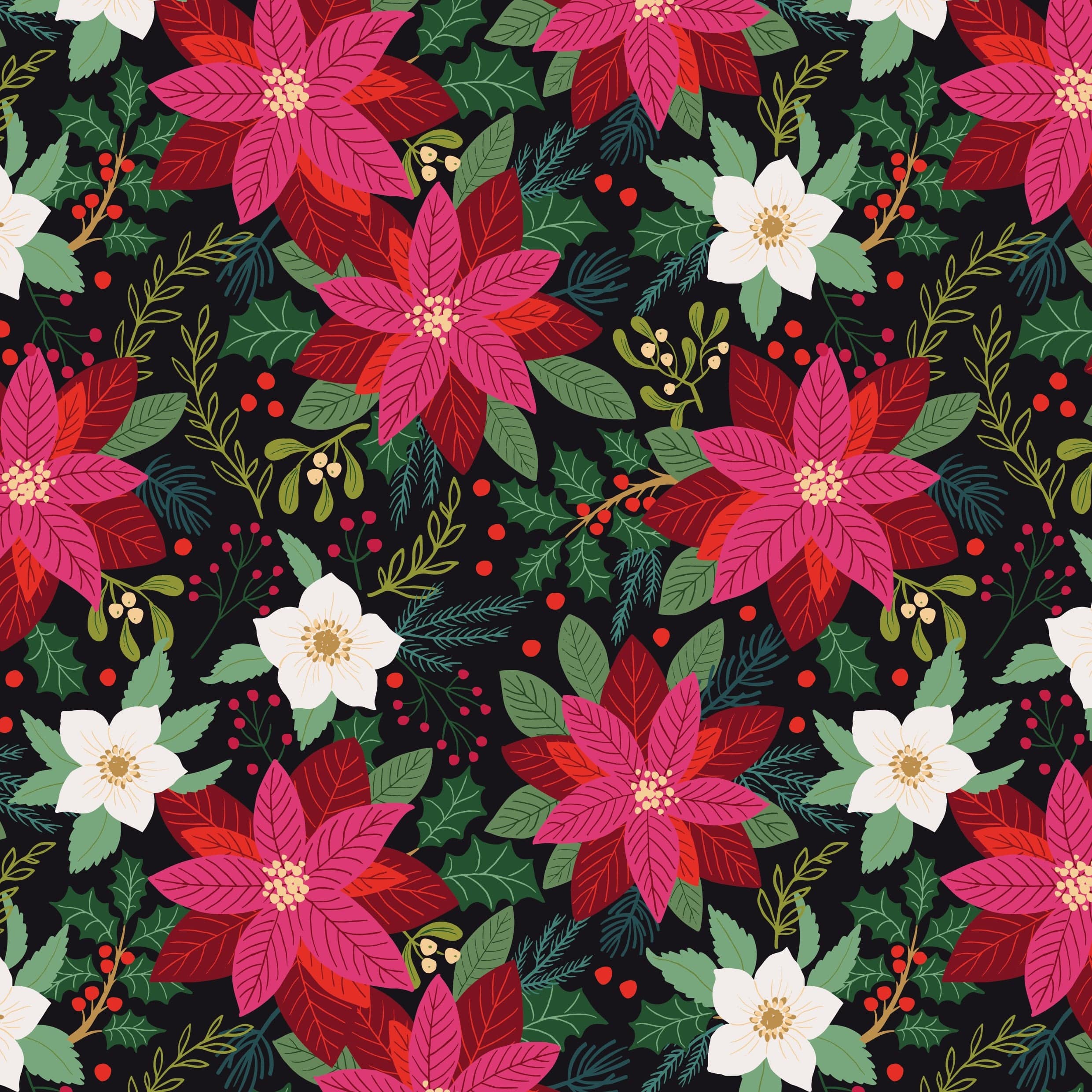 Lewis and Irene Christmas Fabric All is Bright by Stuart Hillard - Image 13