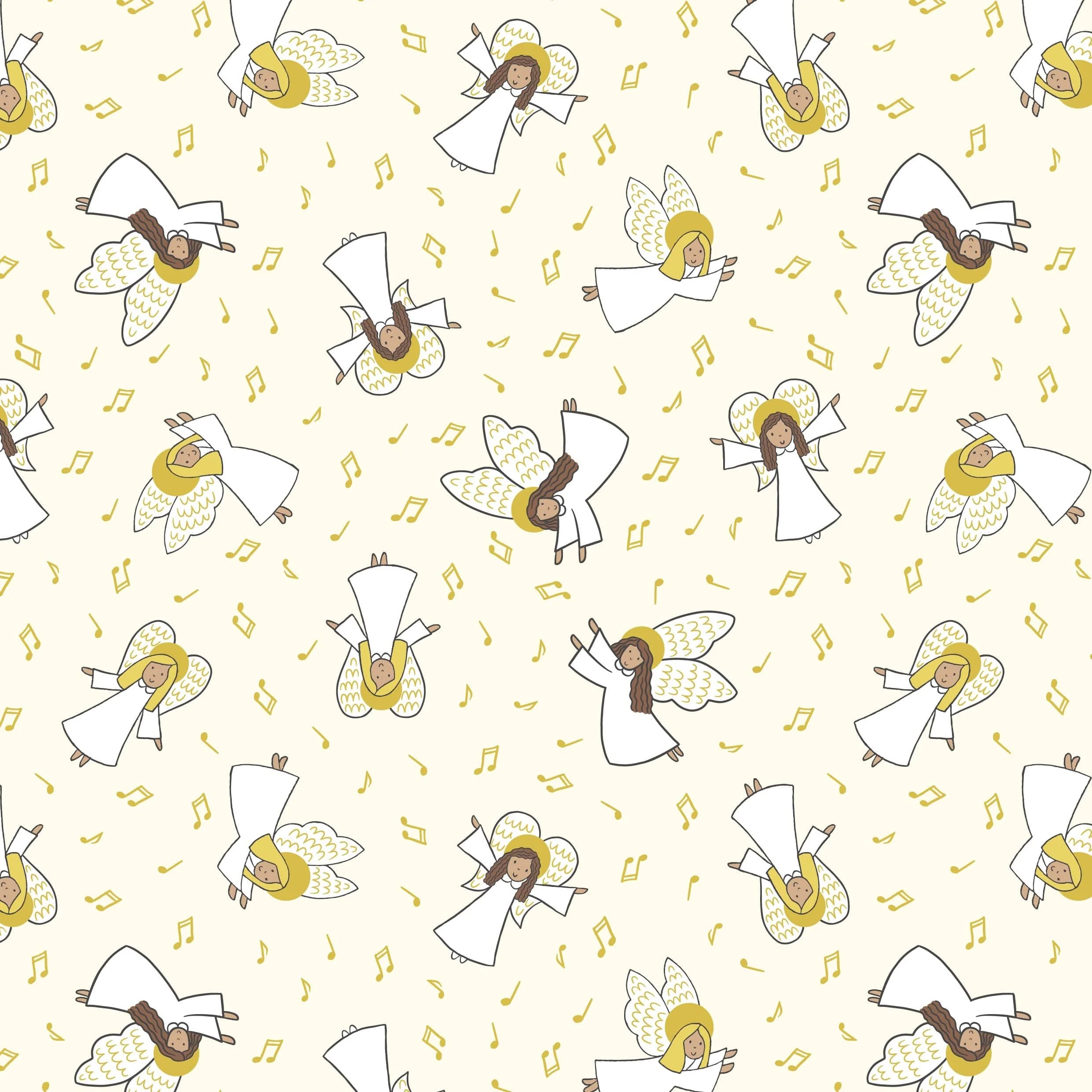 Lewis and Irene Christmas Fabric Away in a Manger - Image 7