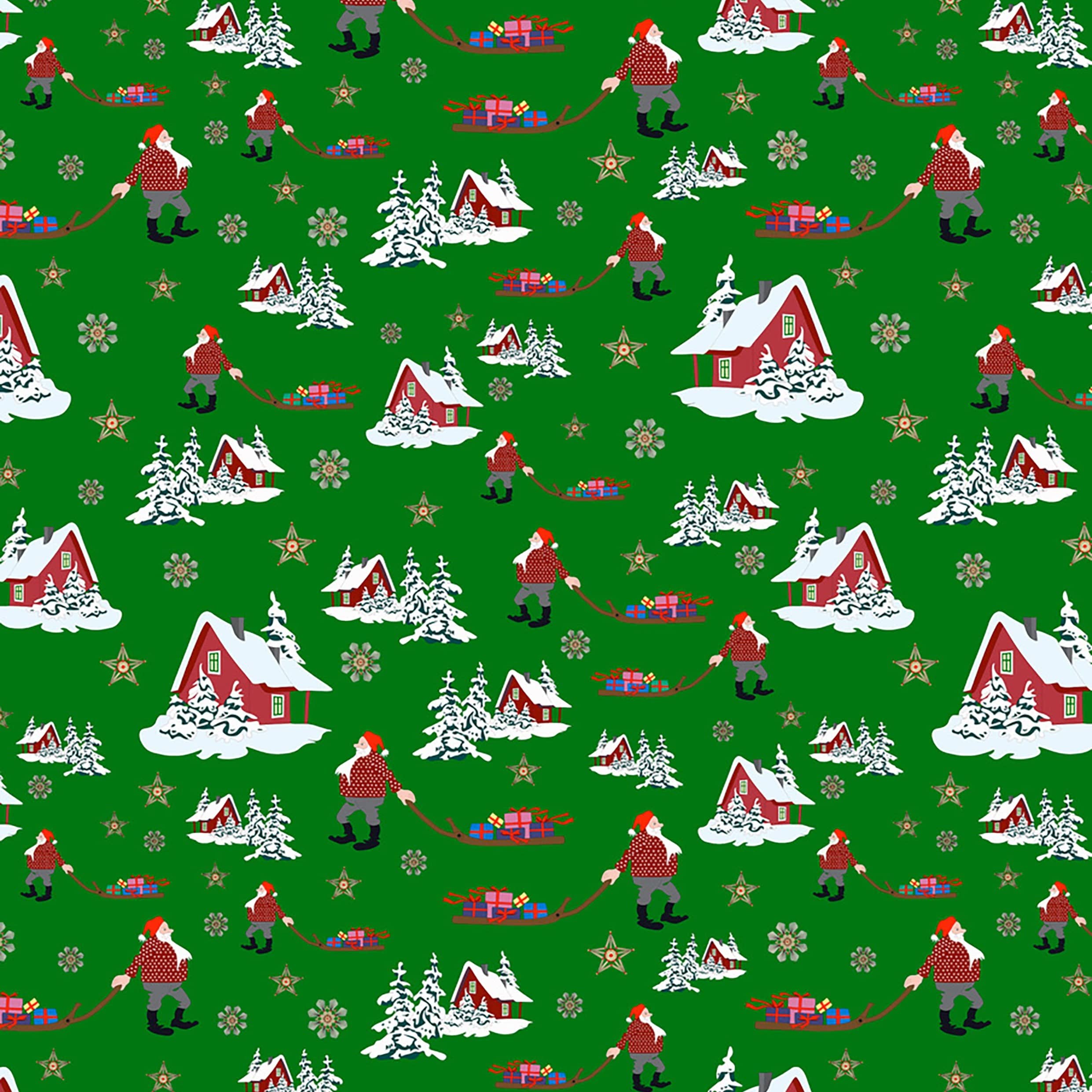 Lewis and Irene Christmas Fabric Norwegian Christmas - Image 11