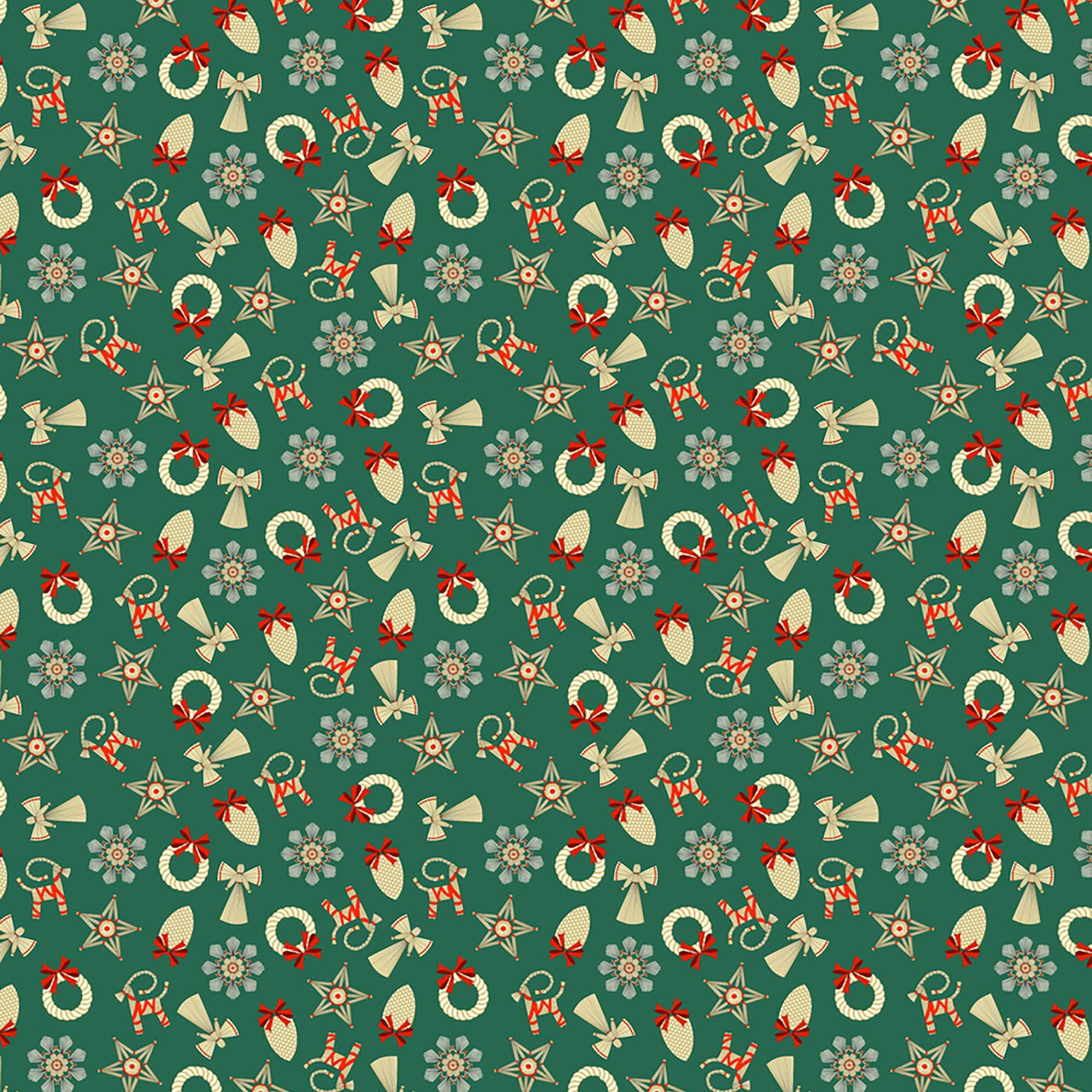 Lewis and Irene Christmas Fabric Norwegian Christmas - Image 14