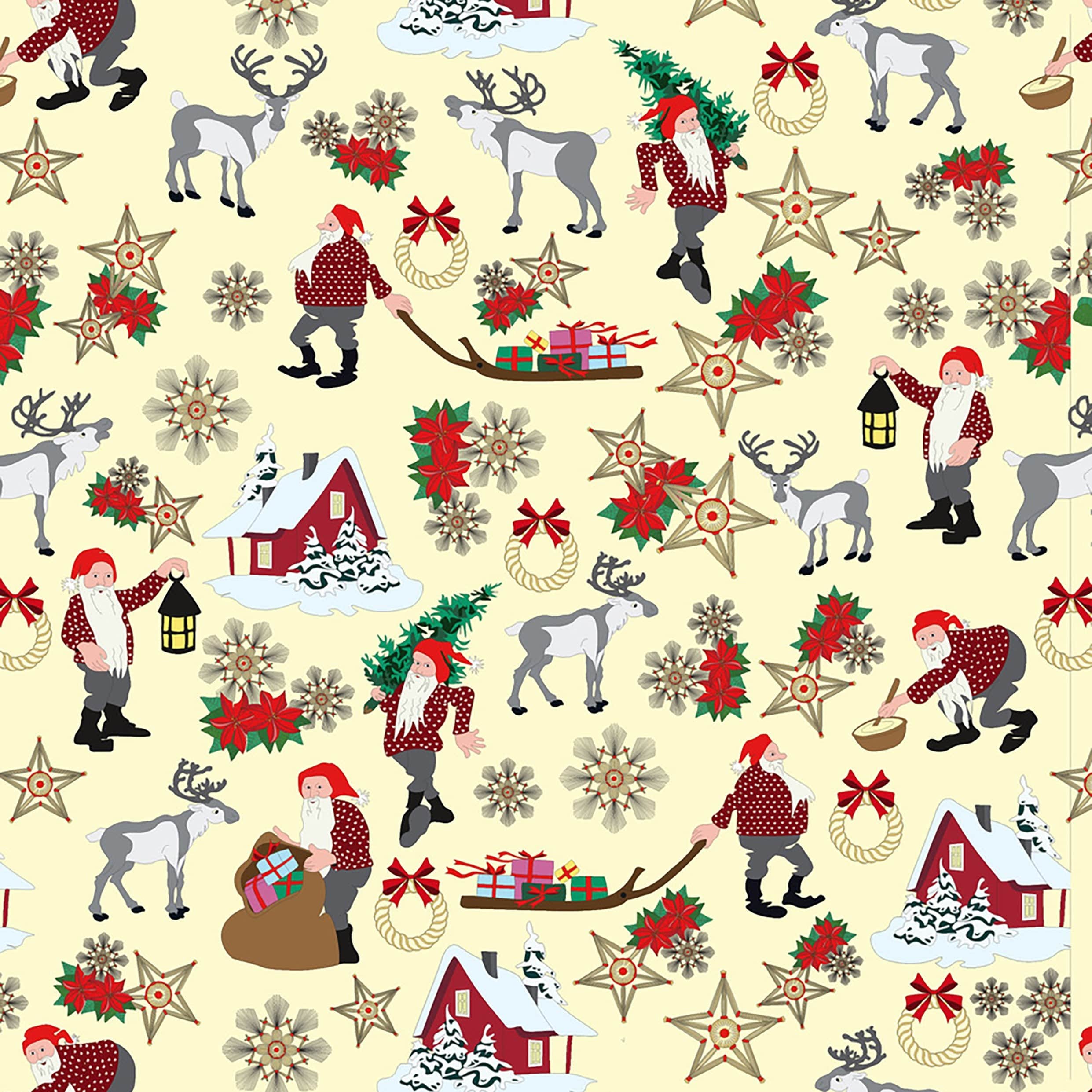 Lewis and Irene Christmas Fabric Norwegian Christmas - Image 7