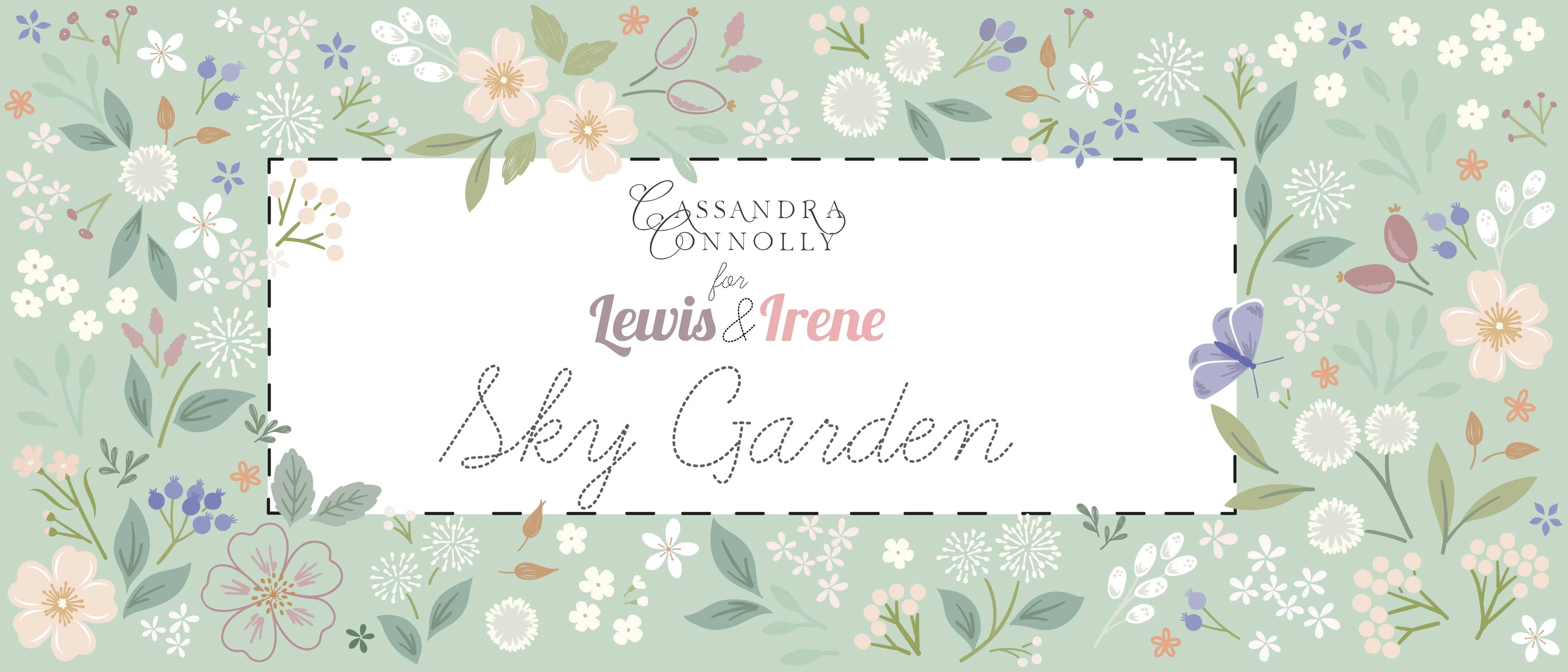 Lewis and Irene Sky Garden Fabric - Image 16