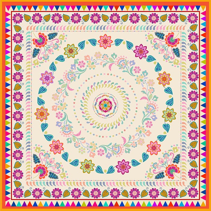 Lewis & Irene Sambramha 58" Quilt Panel