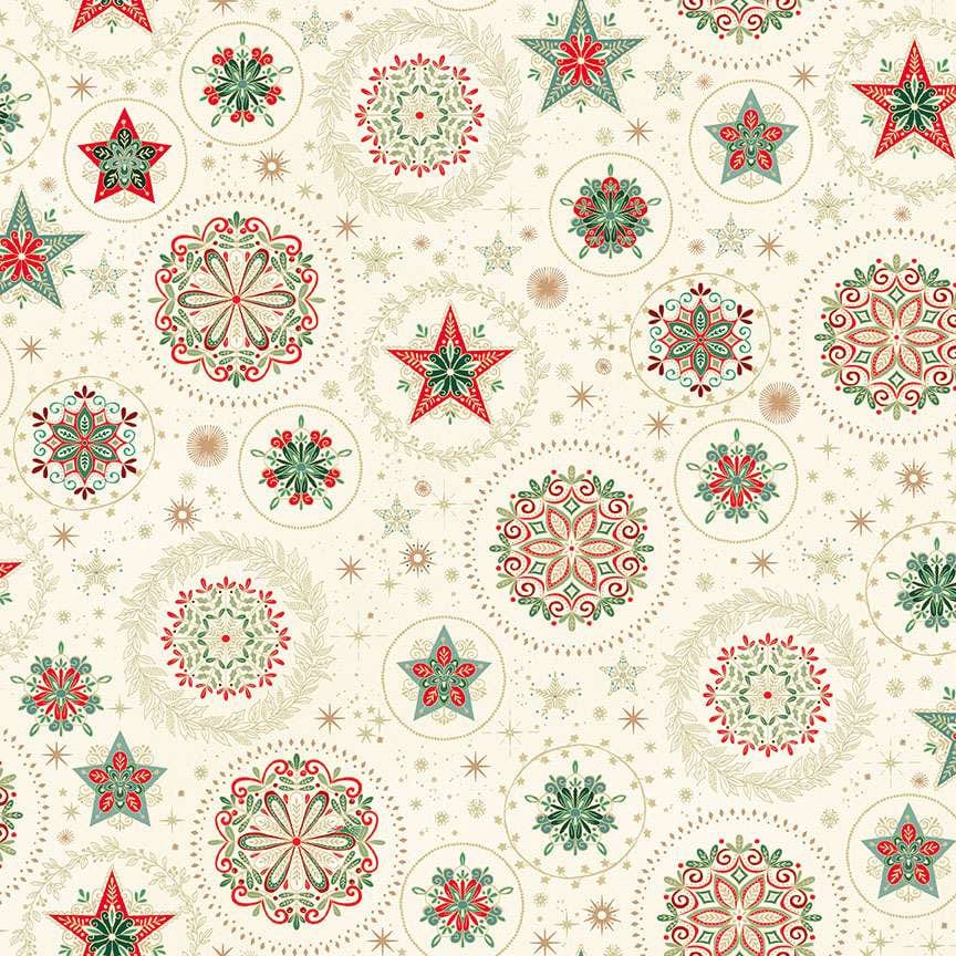 Makower Christmas Fabric Good Tidings - Image 2