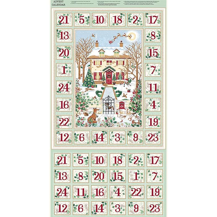 Makower Country Christmas Advent Panel - Image 2