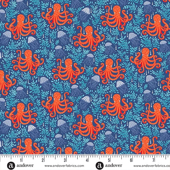 Makower Fabric Deep Blue Sea - Image 9