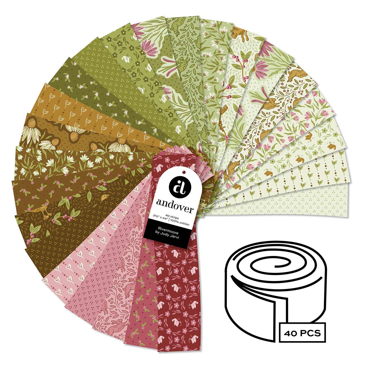 Makower Rivermoore Strip Roll