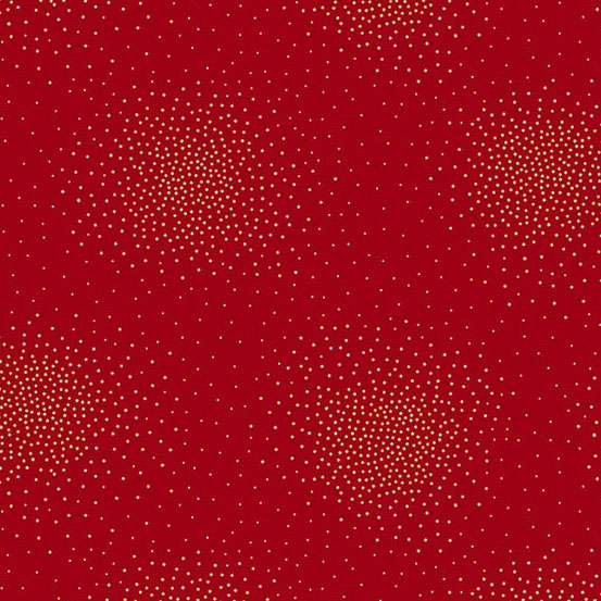 Makower Spritz Metallic Fabric - Image 5