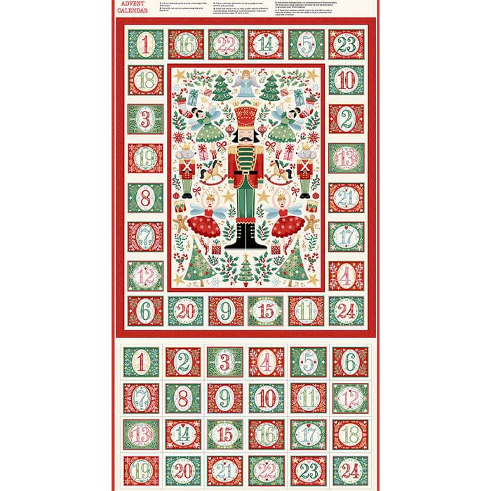 Makower The Nutcracker Advent Panel
