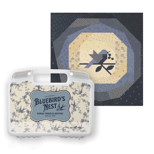 Moda Bluebirds Nest Collectors Box Quilt Kit - Image 4