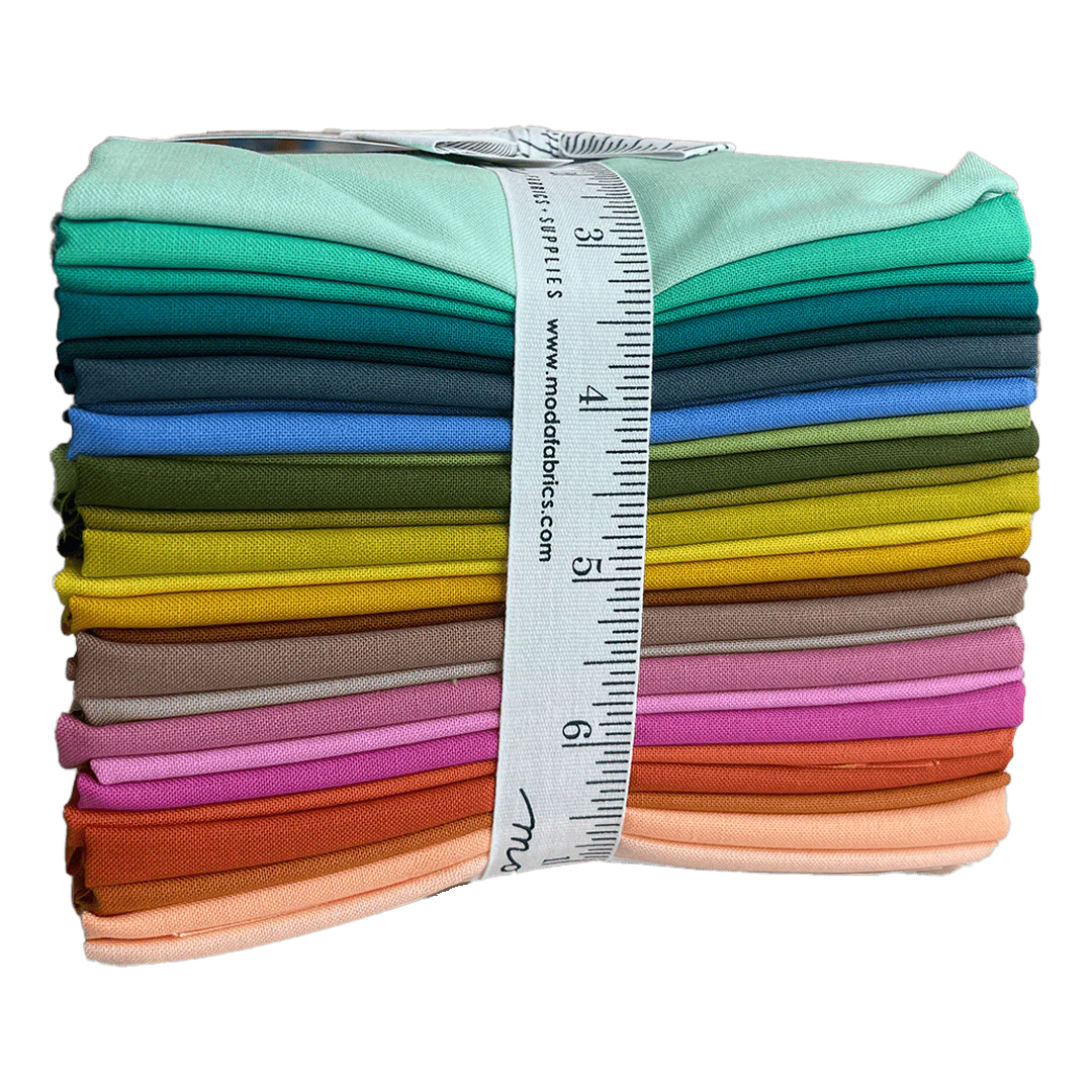 Moda Elizabeth's Favorites Bella Solids Fat Quarter Bundle 25 Piece - Image 2