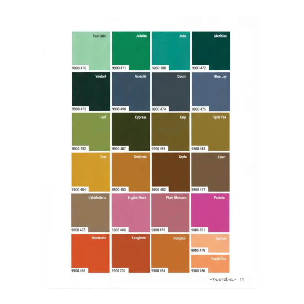 Moda Elizabeth's Favorites Bella Solids Fat Quarter Bundle 25 Piece - Image 3