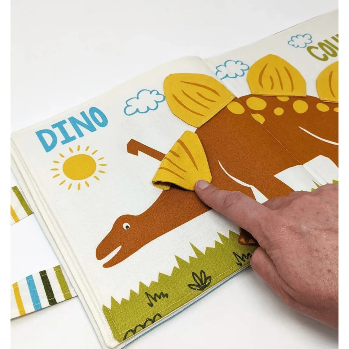 Moda Fabric Stomp Stomp Roar Activity Book Fabric Panel 20826 11 - Image 7