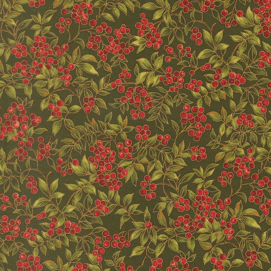 Moda Merry Manor Metallic 2025 Fabric - Image 17