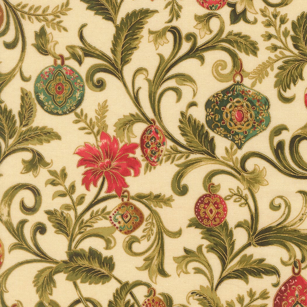 Moda Merry Manor Metallic 2025 Fabric - Image 5