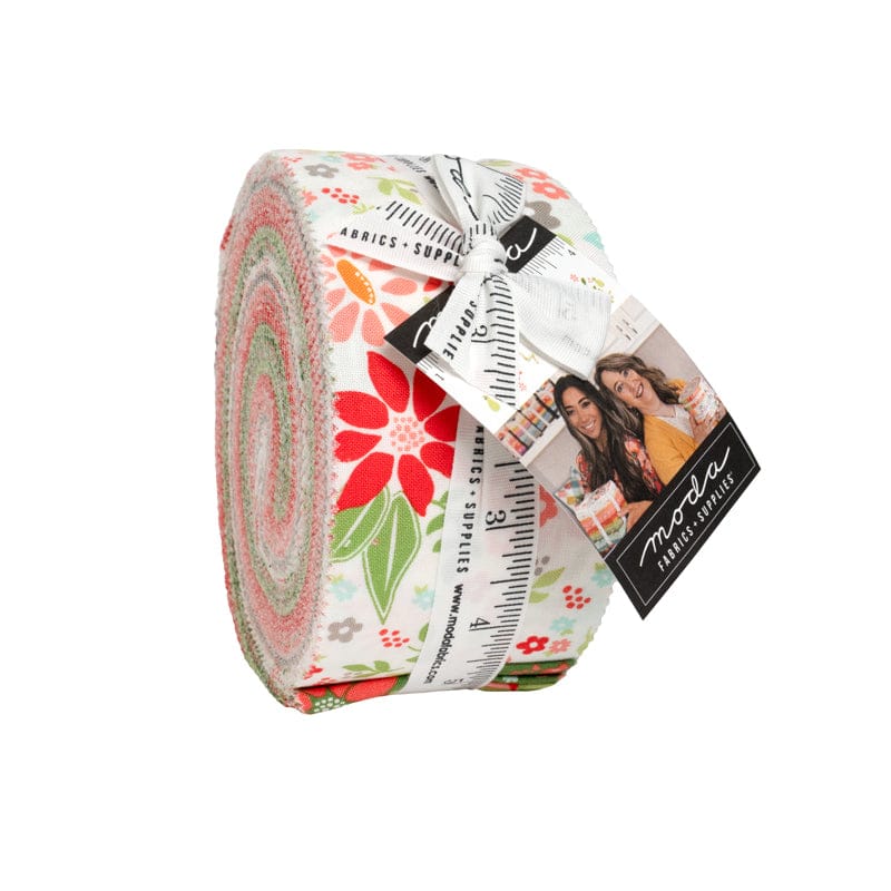 Moda Poinsettia and Pear Jelly Roll
