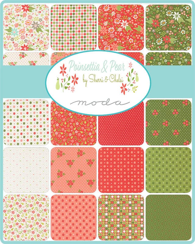 Moda Poinsettia and Pear Jelly Roll - Image 2